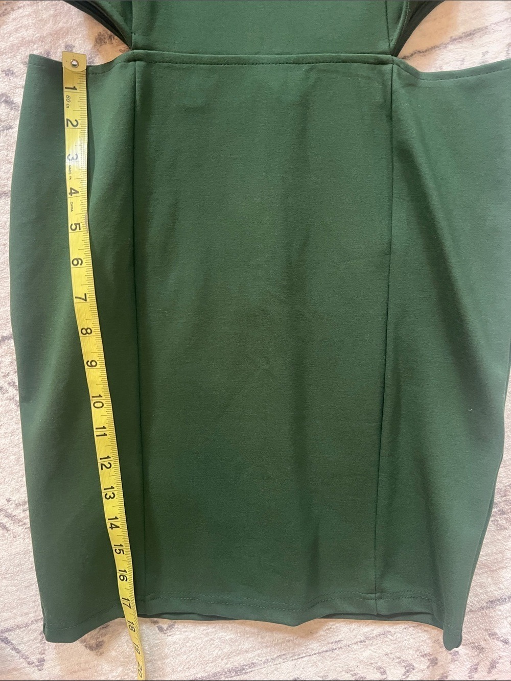 Selfie Leslie Dark Green Long-Sleeve Asymmetrical Wrap Dress - Picture 7 of 9
